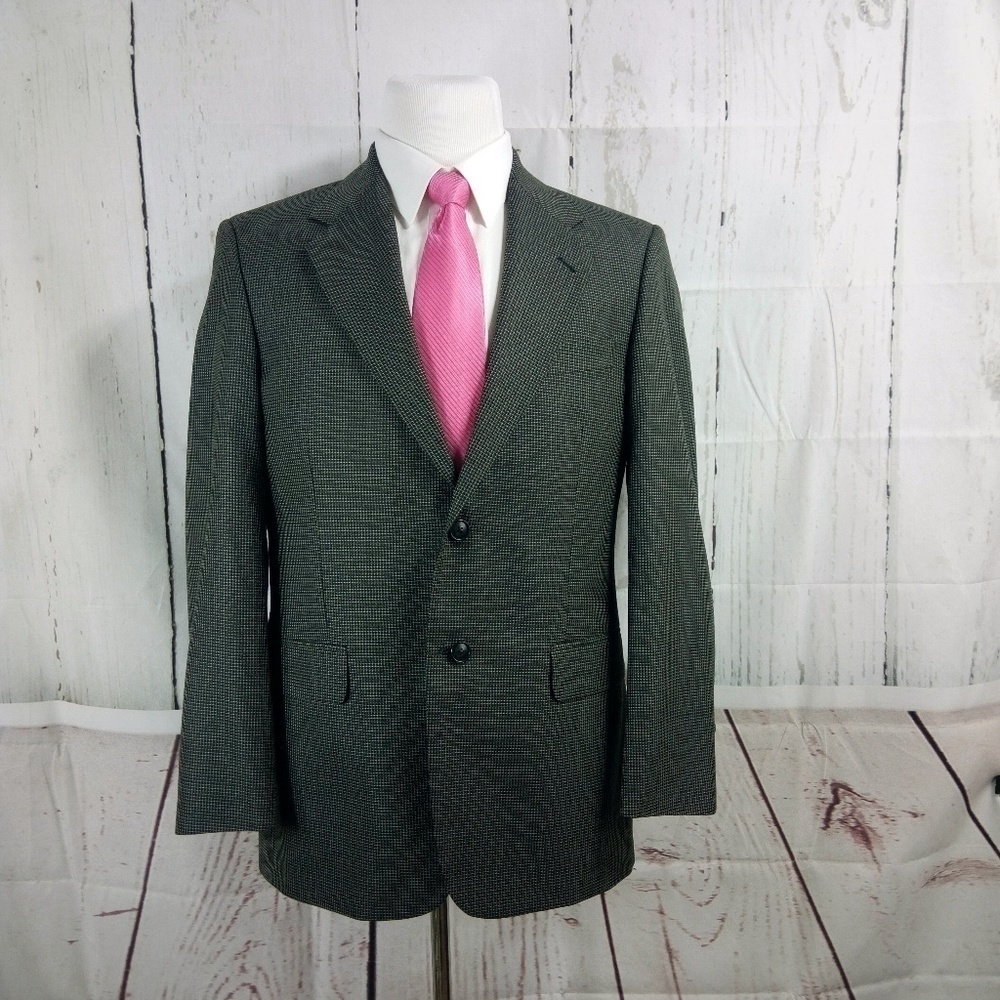 S & K Famous Brand 38R Multicolor Suit Blazer